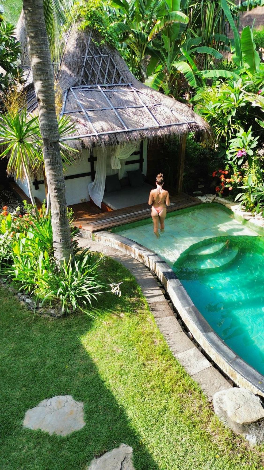 Villa Bhuvana With Private Swimming Pool Gili Trawangan Exterior foto